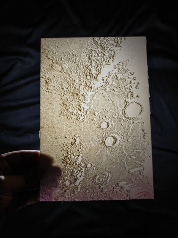 StarDust Astronomy Best Lunar Surface Image 3D Plate By Vishal Sharma - Image 5