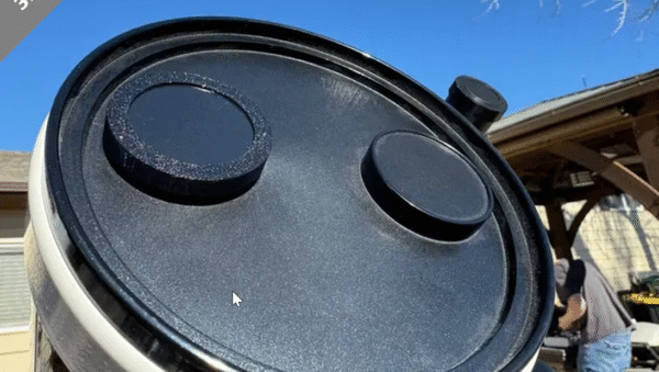 Solar Filter For Telescope Dust Cap Hole Small