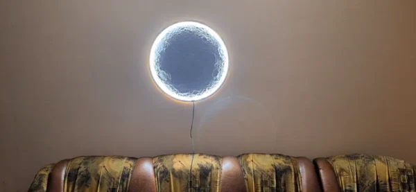 Moon Realistic 2D Wall Mount Art With Lighting