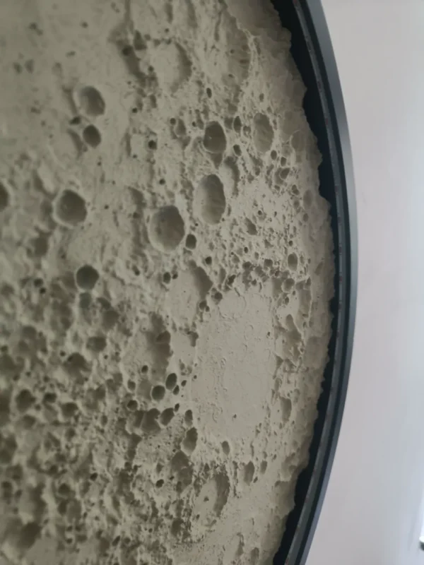 Moon 3D Textured Surface Art With Lighting - Image 3