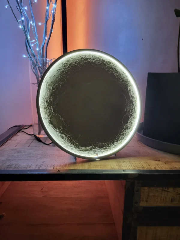 Moon Realistic 2D Wall Mount Art With Lighting - Image 3