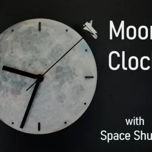 Moon Wall Clock
