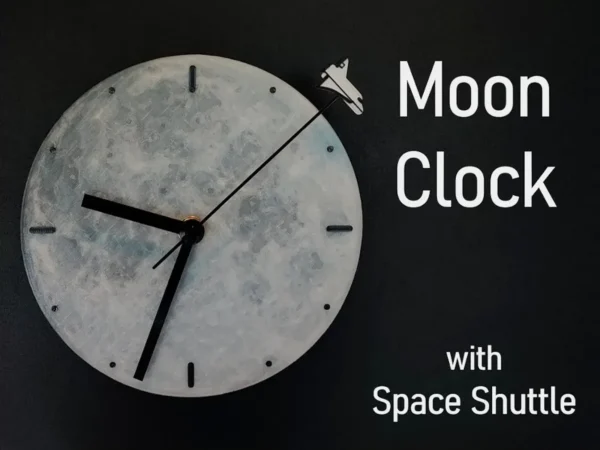 Moon Wall Clock