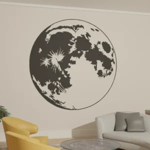 2D Moon For Wall Decoration Multi Colours